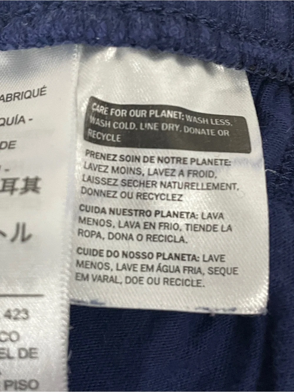 Levi's Gold Tab Collection Navy Sweatpants Discontinued Style Sz S A3782-0009